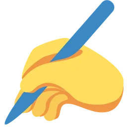 writing hand